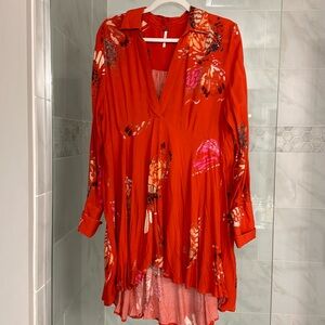 Free People long butterfly tunic